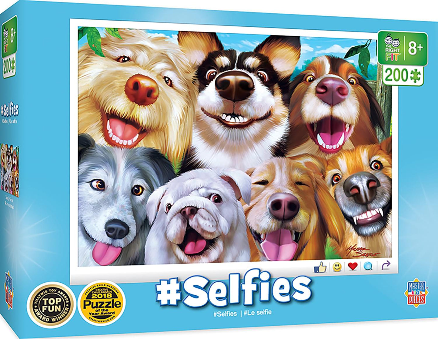 Selfies Goofy Grins 200 Piece Jigsaw Puzzle