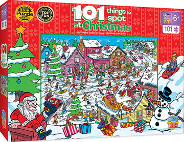 Things To Spot At Christmas 101 Piece Jigsaw Puzzle