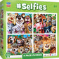 Selfies 4-Pack 100 Piece Jigsaw Puzzles