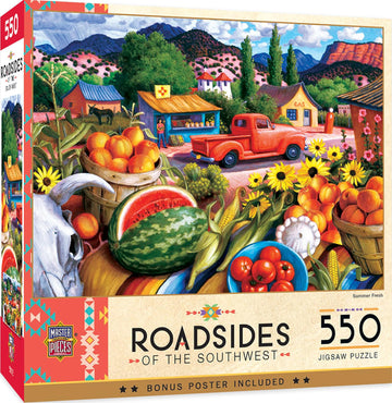 Masterpieces 550 Piece Jigsaw Puzzle For Adults, Family, Or Youth - Summer Fresh - 18'X24'
