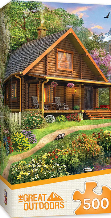 Masterpieces 500 Piece Jigsaw Puzzle For Adults, Family, Or Kids - Mountain Retreat - 14'X19'