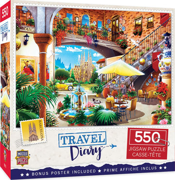 Masterpieces 550 Piece Jigsaw Puzzle For Adults, Family, Or Kids - Barcelona - 18'X24'