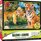 Masterpieces - 500 Piece Jigsaw Puzzle, Glows In The Dark, Hidden Images, A Watchful Eye, Fun For Adults, Family, Kids, 15' X 21'
