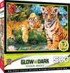 Masterpieces - 500 Piece Jigsaw Puzzle, Glows In The Dark, Hidden Images, A Watchful Eye, Fun For Adults, Family, Kids, 15' X 21'