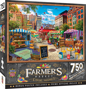 Masterpieces 750 Piece Jigsaw Puzzle For Adults And Family - Buy Local Honey - 18'X24'