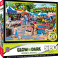 Masterpieces - 500 Piece Jigsaw Puzzle, Glows In The Dark, Hidden Images, Corner Market, Fun For Adults, Family, Kids, 15' X 21'