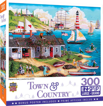 Masterpieces 300 Piece Ez Grip Jigsaw Puzzle - Painter'S Point - 18'X24'