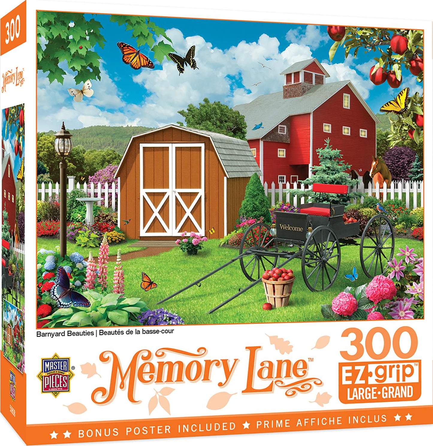 Barnyard Beauties 300 Piece Large Ez Grip Jigsaw Puzzle