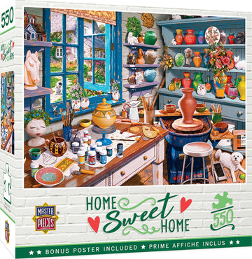 Masterpieces 550 Piece Jigsaw Puzzle For Adults, Family, Or Youth - Garden Getaway - 18'X24'