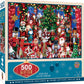 Masterpieces 500 Piece Glitter Christmas Jigsaw Puzzle - Holiday Festivities - 15'X21'