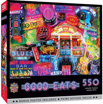 Bbq & Blues 550 Piece Jigsaw Puzzle