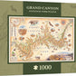 Masterpieces Xplorer Maps 1000 Puzzles Collection - Grand Canyon Map 1000 Piece Jigsaw Puzzle