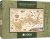 Masterpieces Xplorer Maps 1000 Puzzles Collection - Grand Canyon Map 1000 Piece Jigsaw Puzzle