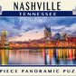 Masterpieces - 1000 Piece Jigsaw Puzzle, Nashville Skyline Panoramic, Fun For Adults, Family, Kids 13'X39
