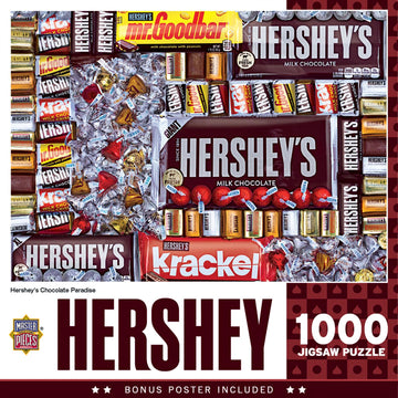 Masterpieces 1000 Piece Jigsaw Puzzle For Adults, Family, Or Youth - Hershey'S Chocolate Paradise - 19.25'X26.75'