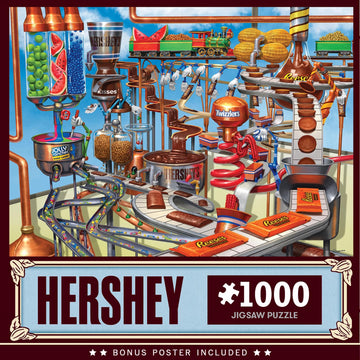 Masterpieces 1000 Piece Jigsaw Puzzle For Adults, Family, Or Youth - Hershey'S Chocolate Factory - 19.25'X26.75'