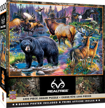 Masterpieces 1000 Piece Jigsaw Puzzle For Adults, Family, Or Youth - Wild Living - 19.25'X26.75'