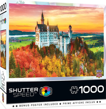 Masterpieces 1000 Piece Jigsaw Puzzle For Adults, Family, Or Kids - Autumn Castle - 19.25'X26.75'