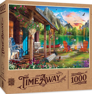 Masterpieces 1000 Piece Jigsaw Puzzle For Adults, Family, Or Kids - Evening On The Lake - 19.25'X26.75'