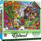Masterpieces 1000 Piece Jigsaw Puzzle For Adults, Family, Or Kids - Hidden Falls Cottage - 19.25'X26.75'