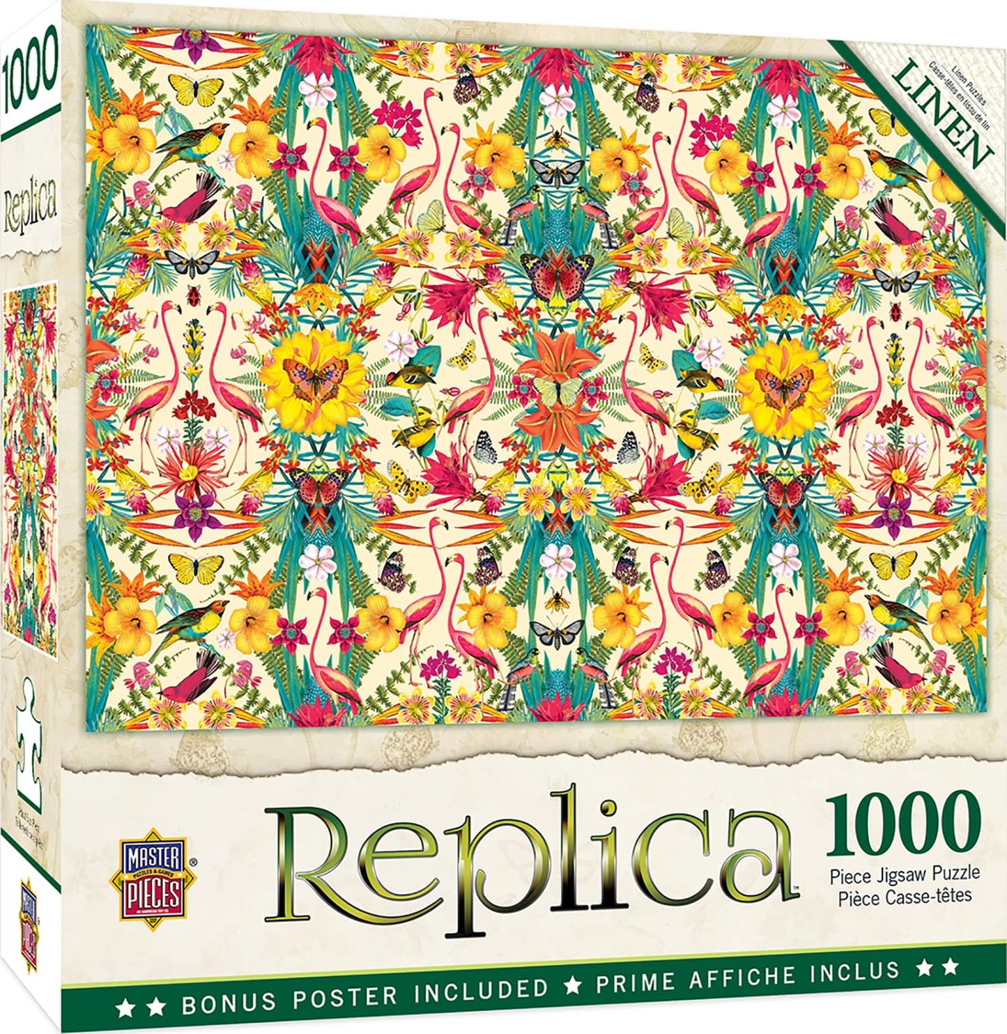 Masterpieces 1000 Piece Jigsaw Puzzle For Adults, Family, Or Youth - Flamingos - 19.25'X26.75'