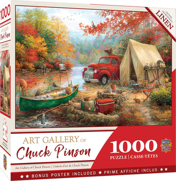 Chuck Pinson Share The Outdoors 1000 Piece Linen Jigsaw Puzzle