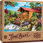 Masterpieces 1000 Piece Jigsaw Puzzle For Adults, Family, Or Kids - Cascading Cabin - 19.25'X26.75'