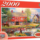 MasterPieces 2000 Piece Jigsaw Puzzle - Reflections on Country Living, 39"x27", Cardboard, Model 72047, Signature Series