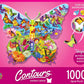 Butterfly Shape 1000 Piece Jigsaw Puzzle