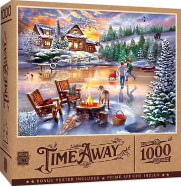 An Evening Skate 1000 Piece Jigsaw Puzzle