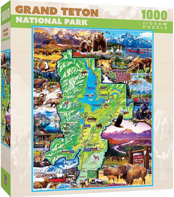 Grand Tetons 1000 Piece Jigsaw Puzzle
