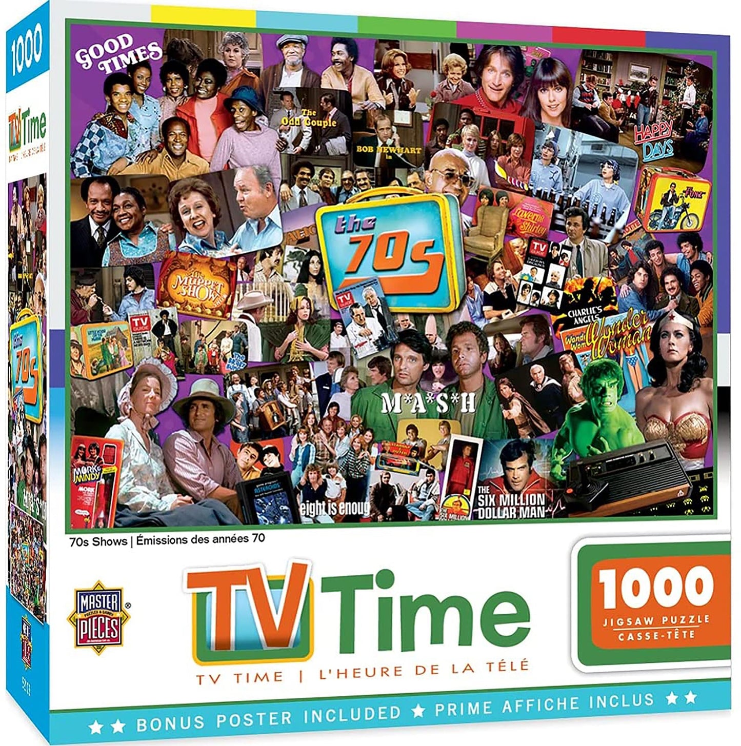 Tv Time The 70S 1000 Piece Jigsaw Puzzle