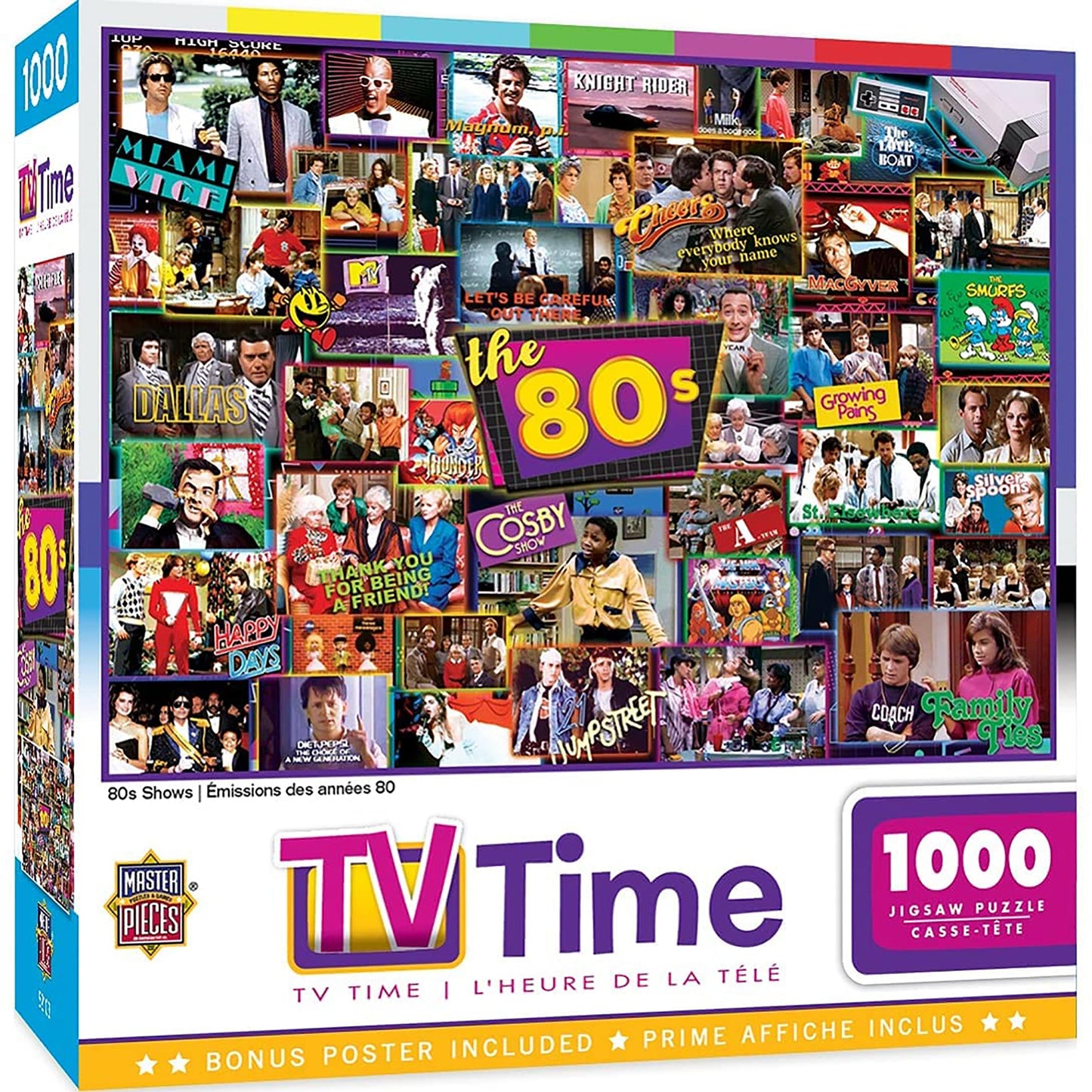 Tv Time The 80S 1000 Piece Jigsaw Puzzle
