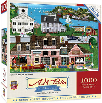 Masterpieces 1000 Piece Jigsaw Puzzle For Adults, Family, Or Youth - Hammock Bay - 19.25'X26.75'