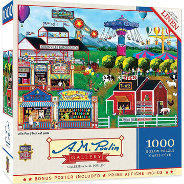 Masterpieces 1000 Piece Jigsaw Puzzle For Adults, Family, Or Youth - All'S Fair - 19.25'X26.75'