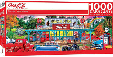 Masterpieces 1000 Piece Jigsaw Puzzle For Adults And Families - Coca-Cola Stop N Sip - 13'X39'