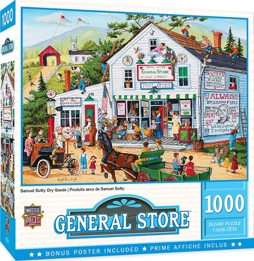 Masterpieces 1000 Piece Jigsaw Puzzle For Adults, Family, Or Youth - Samuel Sutty Dry Goods - 19.25'X26.75'