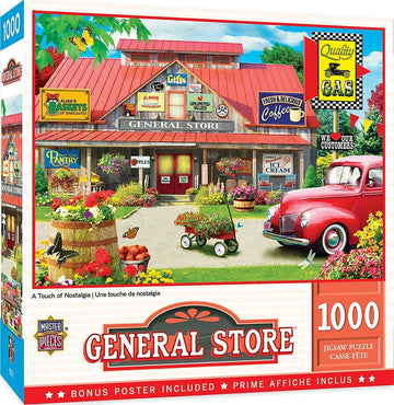Masterpieces 1000 Piece Jigsaw Puzzle For Adults, Family, Or Youth - A Touch Of Nostalgia - 19.25'X26.75'