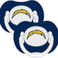 Los Angeles Chargers Nfl Baby Pacifier 2-Pack