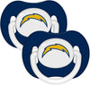 Los Angeles Chargers Nfl Baby Pacifier 2-Pack