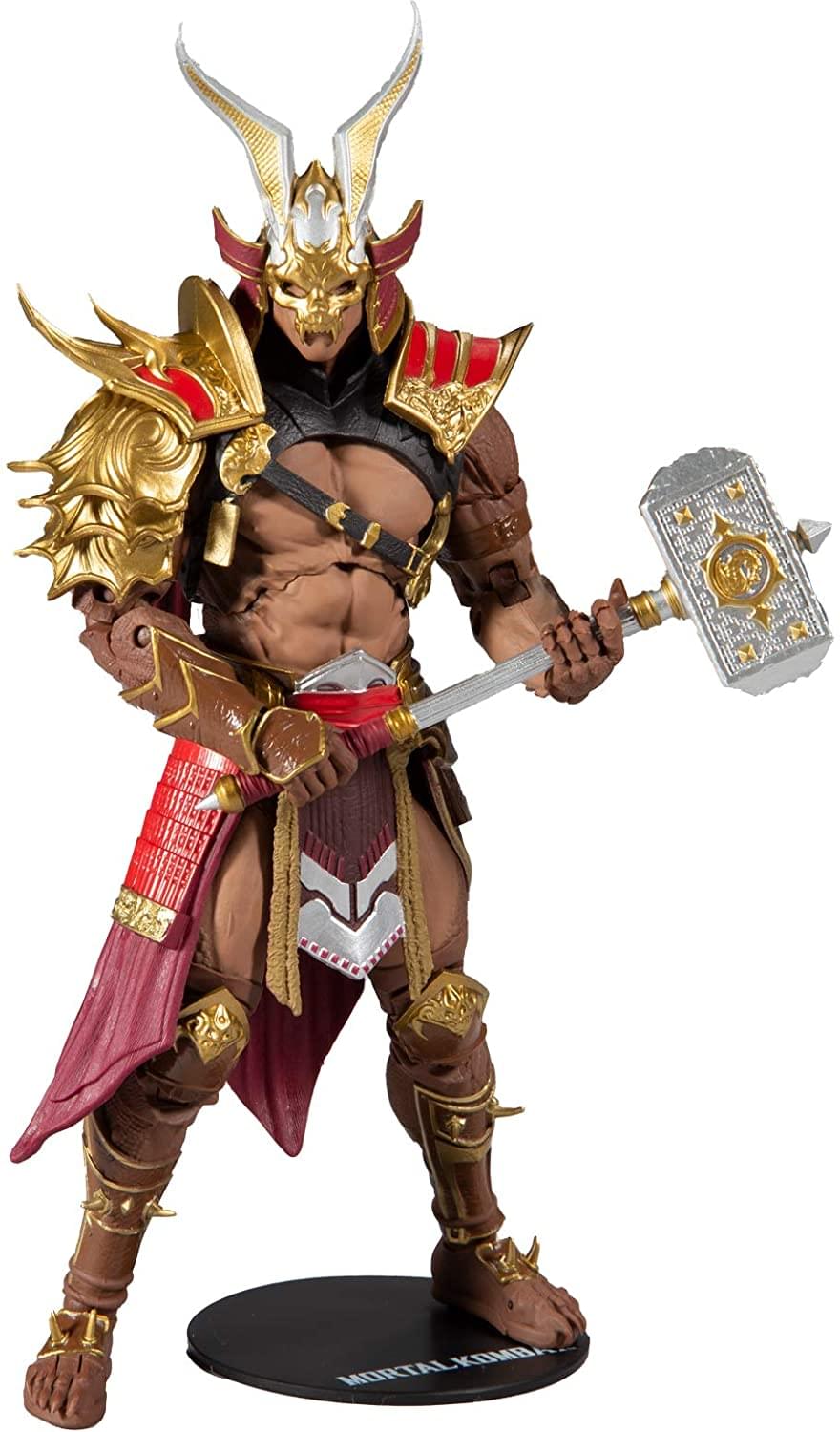McFarlane Toys Mortal Kombat Shao Khan 7" Action Figure - Brown Plastic - Model 11037-1