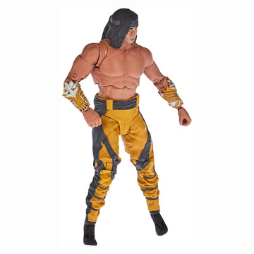McFarlane Toys Mortal Kombat Liu Kang 7" Action Figure - Multicolored, Plastic, Model 11049-4 with Accessories