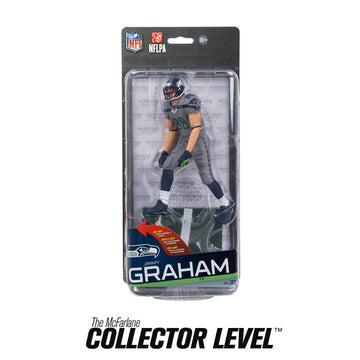 Seattle Seahawks Mcfarlane Nfl Series 37 Figure Jimmy Graham Grey Uniform Chase