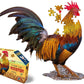 I Am Lil Rooster 100 Piece Animal-Shaped Jigsaw Puzzle