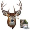 I Am Buck 300 Piece Animal Head-Shaped Jigsaw Puzzle