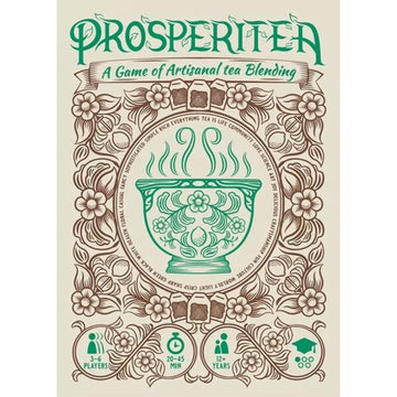 Mentha Games Prosperitea - Co-opetition Tea Blending Game, Ages 12+, 3-6 Players, 20-45 Min, Model MDL-PT001, Plastic