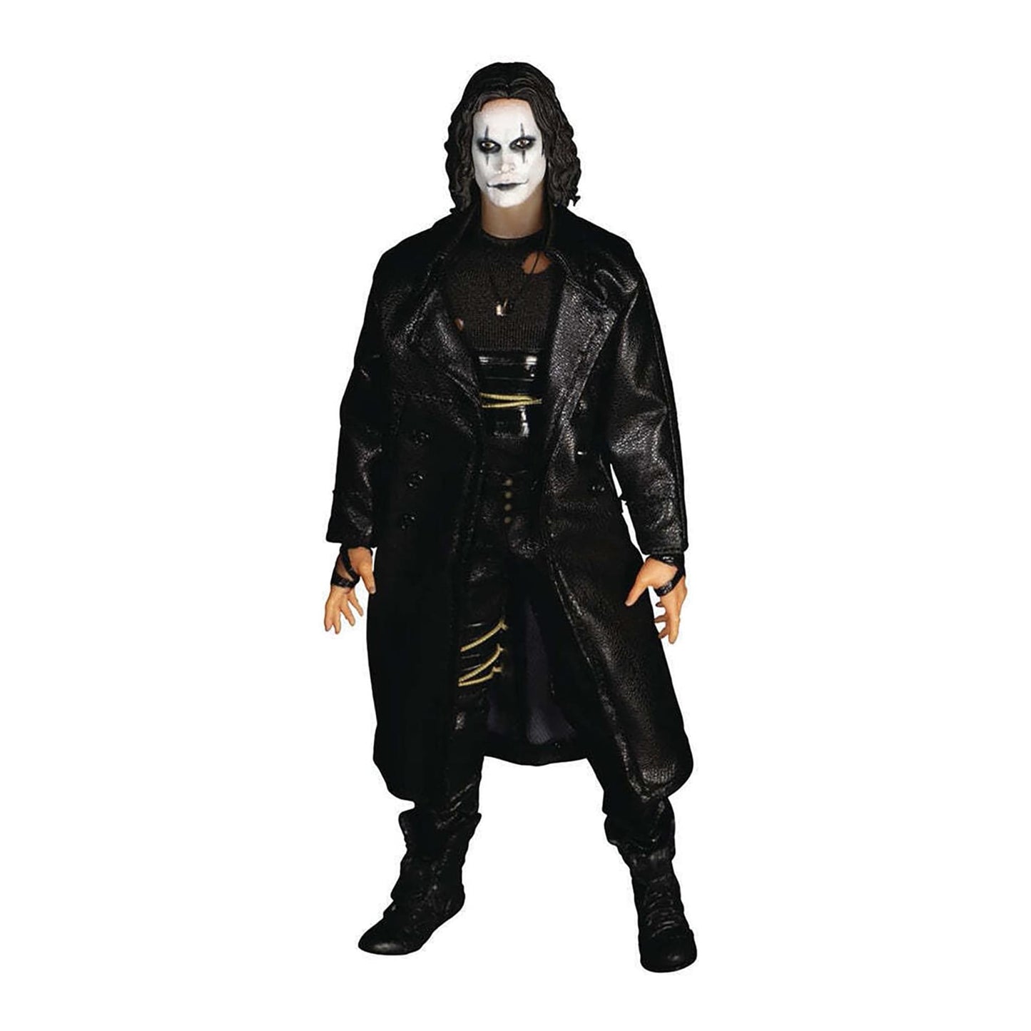 Mezco The Crow One:12 Action Figure Eric Draven - 100% Plastic, Standard Size, Multicoloured, Model H858210, Gift Boxed