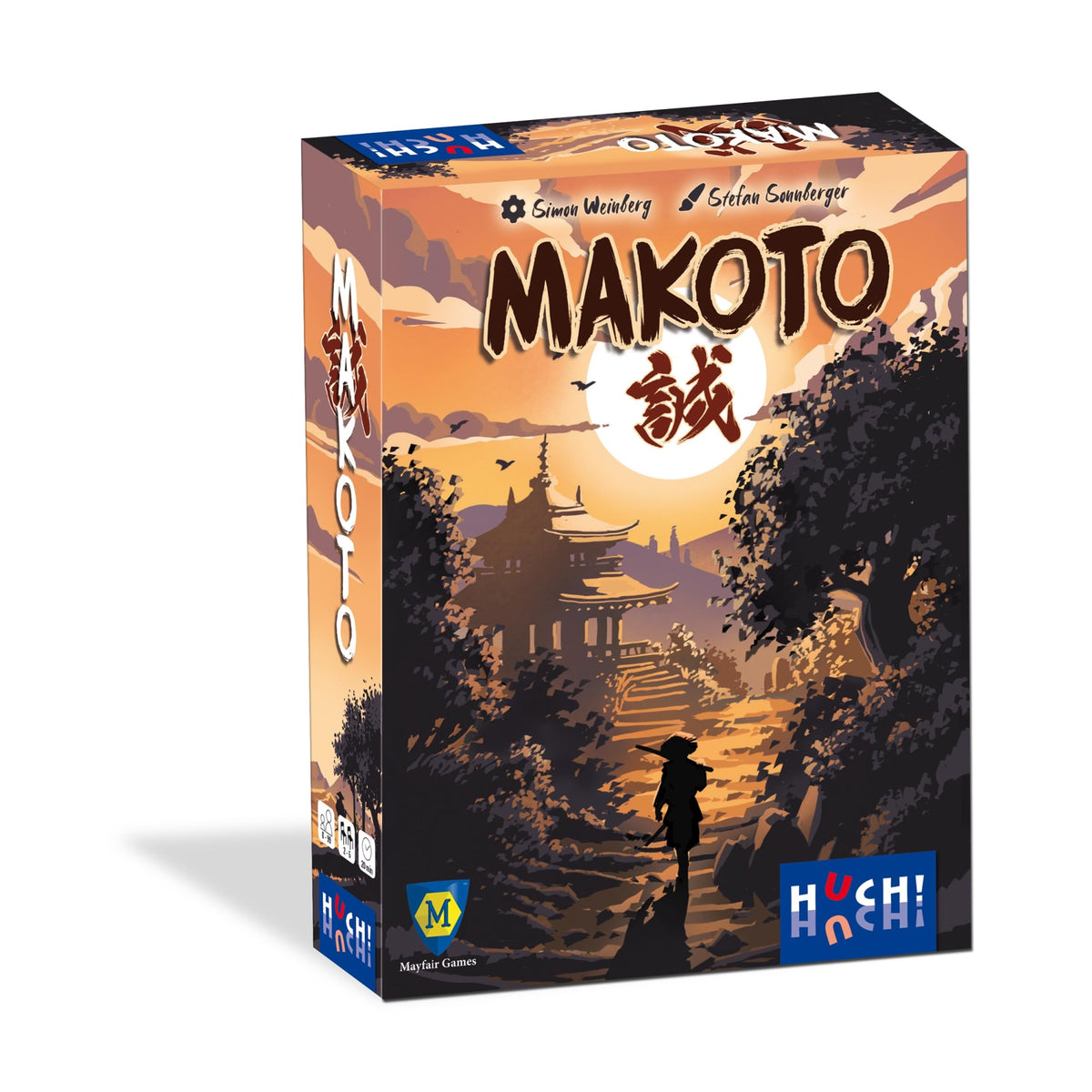 HUCH!, Makoto  Japanese Themed Card Game, Strategic Card Game with Beautiful Illustrations, Smart Climbing Game for 26 Players
