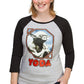 Star Wars Retro Yoda Women'S Raglan T-Shirt 2X-Large