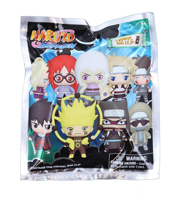 Naruto Shippuden Series 4 3D Foam Bag clip  One Random